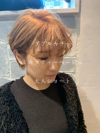 ショート HAIR SALONgenie (ヘアーサロンジーニー)所属・嶋崎 啓人のヘアスタイル