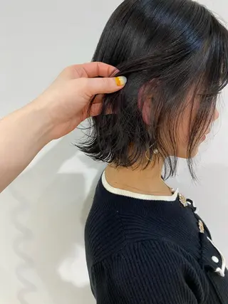 ミディアム GO TODAY SHAiRE SALON 原宿Stella店所属・𓍯柔らかhair 𓍯 yukinoのヘアスタイル