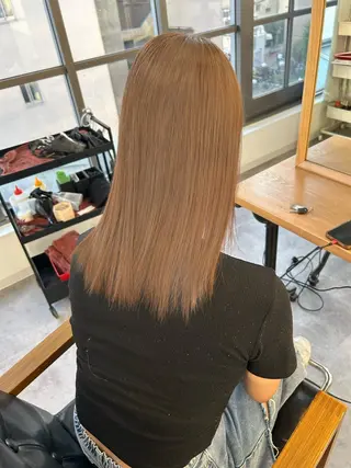 ミディアム NAHO 🩵 透明感カラー🫧のヘアスタイル
