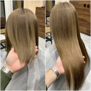 ロング カラー KEISUKE/ ブリーチ🧡エクステのヘアスタイル