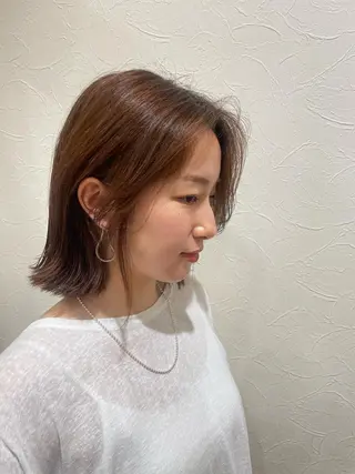 ミディアム 髪質改善ageless所属・ageless/ marina髪質改善のヘアスタイル