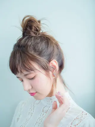 セミロング ヘアアレンジ SCENE by RADのマツエク・マツパデザイン