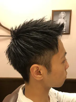 ショート メンズ カット指名No1漆原 聡のヘアスタイル