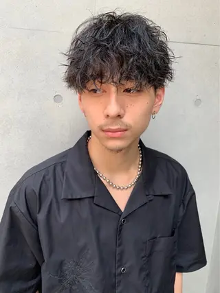 パーマ メンズ fifth神宮前 HIN★T★のヘアスタイル