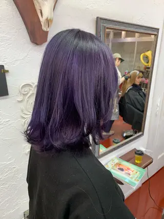 ミディアム カラー ピンクベージュ/新潟 万代/高橋桃葉🍑のヘアスタイル