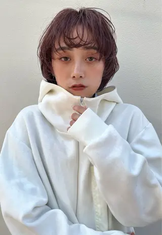 ミディアム カラー 金井京介/レイヤー /ボブパーマのヘアスタイル