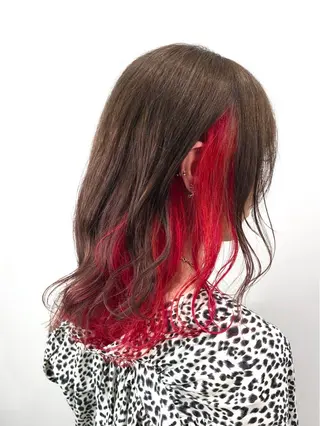 ミディアム カラー  渡部 妃月のヘアスタイル