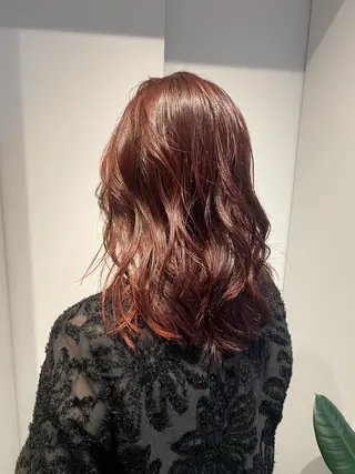 セミロング カラー ミユウ👗🎀 /カラーリスト/ボブのヘアスタイル