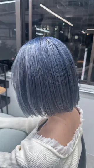 ショート カラー ハイトーンカラー メンズパーマだいきのヘアスタイル