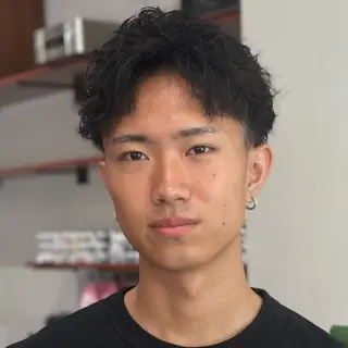 ショート パーマ メンズ 金山駅前メンズカット モデル募集 青島永透のヘアスタイル