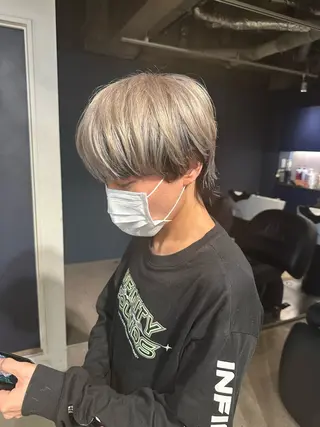 ショート メンズ 💖ハイライト/ハイ トーン💖MIKIのヘアスタイル