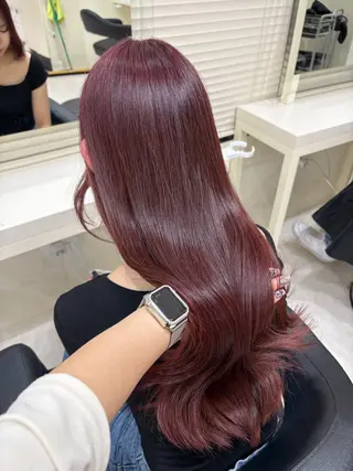 カラー 暖色ガーリーヘア🎀 MEARI🩰のヘアスタイル