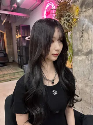 ロング 透明感カラー🫧 Rico💗空き🈶のヘアスタイル