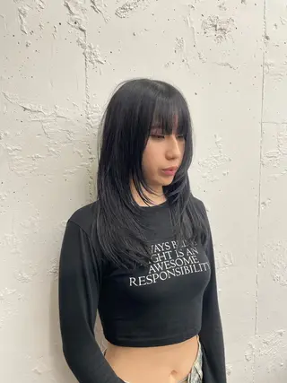 ロング カラー ヘアアレンジ コーンロウ／ブレイズ SYUのヘアスタイル