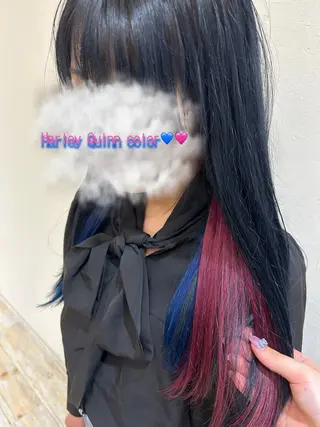 ロング そら୨୧˖men's /デザインカラーのヘアスタイル