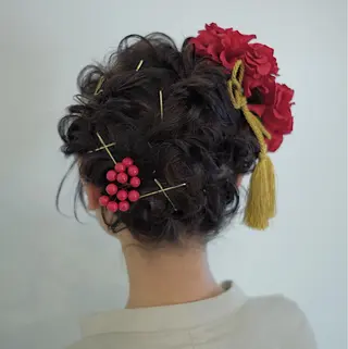 ヘアアレンジ 佐藤 旭のヘアスタイル