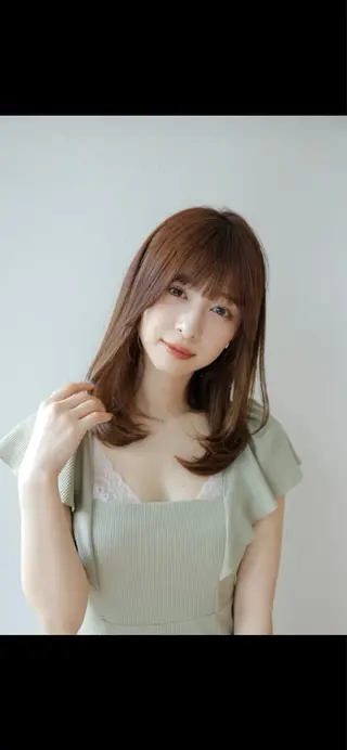 ロング 柏木 輝仁のヘアスタイル