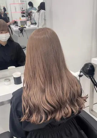 カラー ❤︎横浜❤︎うる艶 透明感カラー❤︎のヘアスタイル
