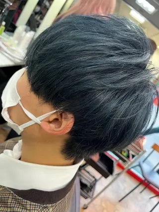 ショート カラー メンズ ✨ショート/ボブ 縮毛矯正✨アキラのヘアスタイル