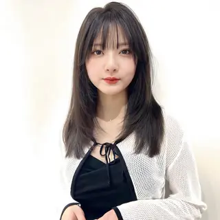 ロング ヘアアレンジ 顔まわり職人🇰🇷 韓国ヘア/KAITOのヘアスタイル