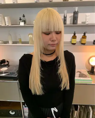 カラー yuumi／透明感 クリーミーカラー♪のヘアスタイル