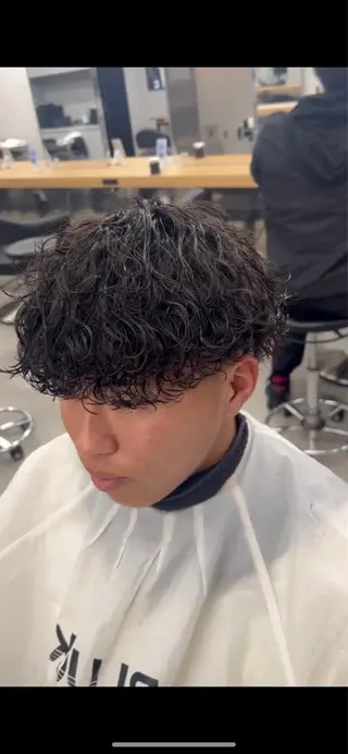 ショート カラー パーマ メンズ キッズ 🔥パーマ特化🔥 優馬のヘアスタイル