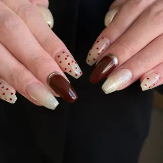 ネイル Ray. ちゅるん系ニュアンスのネイルデザイン