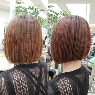 ショート カラー ボブ・ロブ　福田 泰久✂️✨のヘアスタイル
