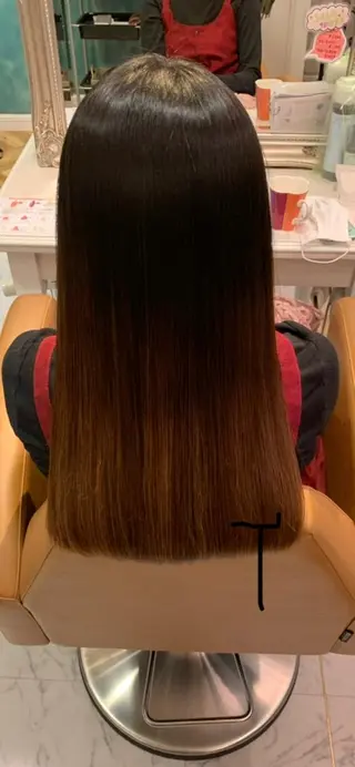 ロング ケアカラー/縮毛矯正 /レイヤー/板垣光采のヘアスタイル