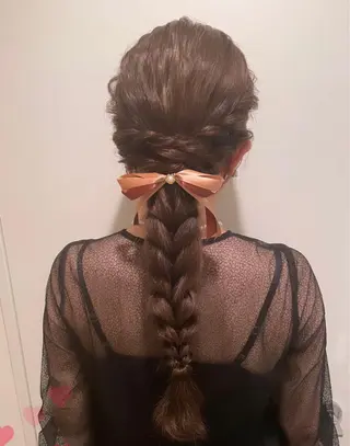 ロング T Ayaのヘアスタイル