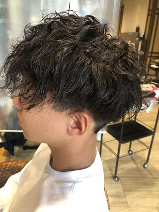 ショート パーマ メンズ メンズパーマ/ スパイキー/神田正紀のヘアスタイル