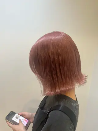 ミディアム ブリーチカラー特化 美容師/𝕐𝕌𝕀のヘアスタイル