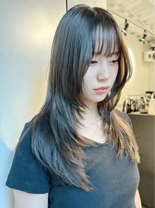 ロング カラー レイヤーカット/艶髪 ✨💭KIRARIのヘアスタイル