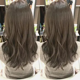 セミロング カラー ヘアアレンジ Merci メルシー 福岡、今泉のヘアスタイル