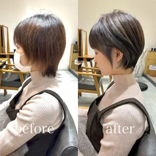 ショート カラー 🌟イメチェン美容師 🌟清水 大輝のヘアスタイル