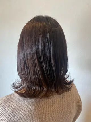 ミディアム 美容室Limb所属・髪質改善/縮毛/小林 水葵のヘアスタイル