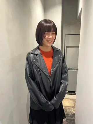 ショート カラー ロエ平尾山荘所属・大人ショート/メンズ /平尾/薬院/綜一郎のヘアスタイル