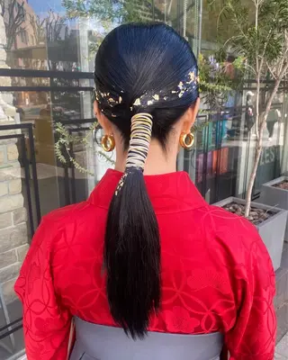 ヘアアレンジ ネイリスト/ ヘアセット　hinaのヘアスタイル