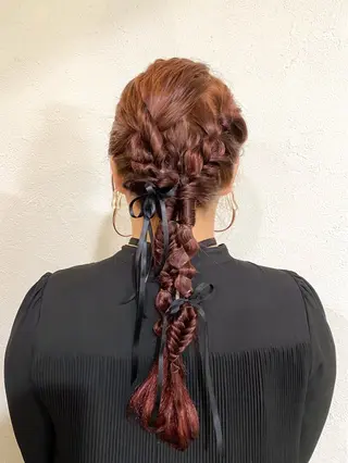 ロング ヘアアレンジ titian　田中 美名のヘアスタイル