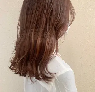 ミディアム 小顔カット/韓国 カラー🌙shikiのヘアスタイル