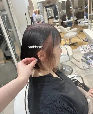 ショート カラー ありむらもえ/ 透明感カラーのヘアスタイル