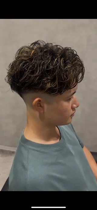 カラー パーマ メンズ 33〖SASA〗大阪店所属・西野 翔太のヘアスタイル