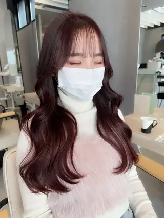 ロング 韓国ヘア🦢🖤 Sayumiのヘアスタイル