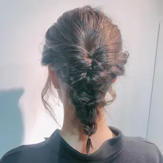 ミディアム ヘアアレンジ 高橋胡桃🪽 ディレクターのヘアスタイル