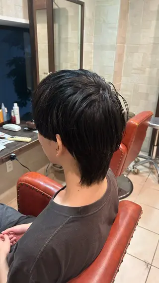 ミディアム メンズ カットモデル募集中 小森谷のヘアスタイル
