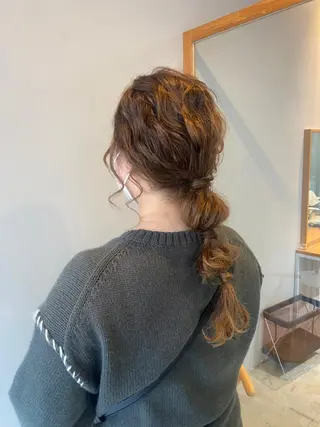 ヘアアレンジ F-card所属・shiga mariaのヘアスタイル