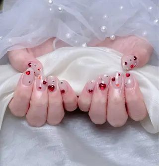 ネイル 🎀も ものネイルデザイン