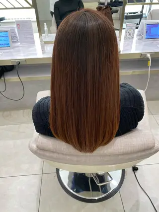 ロング 吹田 駿 髪質改善縮毛矯正のヘアスタイル