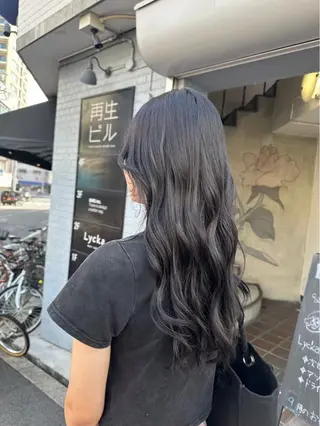 ロング 柿本 ひなのヘアスタイル