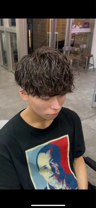 パーマ メンズ パーマ支持率No.1 ❤️‍🔥安成弾のヘアスタイル